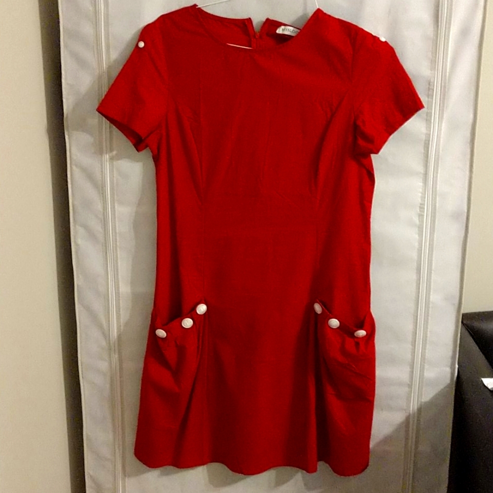 Misslook Casual Red Dress M (8)